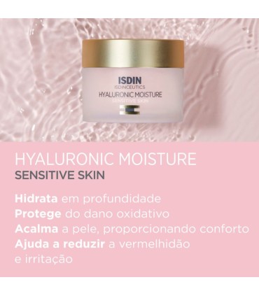 Isdin Isdinceutics Hyaluronic Moisture Creme Sensível 50g