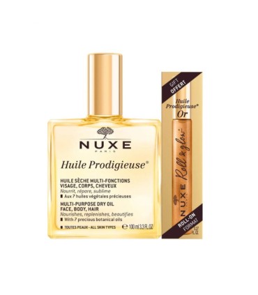 Nuxe Huile Prodigieuse Óleo Seco 100ml Oferta Nuxe Huile Prodigieuse Roll-on 8ml