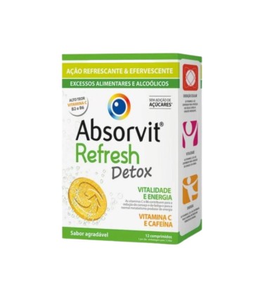 Absorvit Refresh Detox 12 comprimidos
