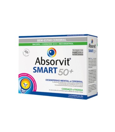 Absorvit Smart50+ 30 ampolas