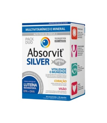 Absorvit Silver 30 comprimidos + 30 cápsulas