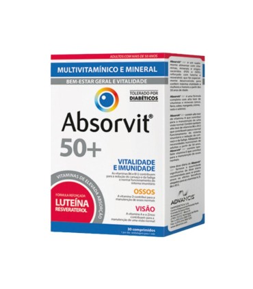 Absorvit 50+ 30 comprimidos