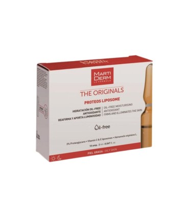 Martiderm The Originals Proteos Liposome Ampolas Pele Oleosa 10 ampolas