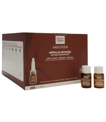 Martiderm Hair System Ampolas Antiqueda 28 ampolas