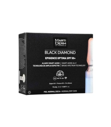 Martiderm Black Diamond Epigence Optima SPF50+ 10 ampolas