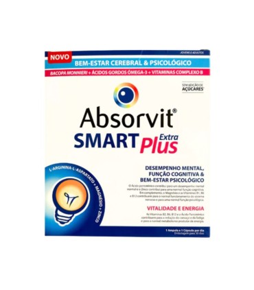 Absorvit Smart Exta Plus 30 cápsulas + 30 ampolas
