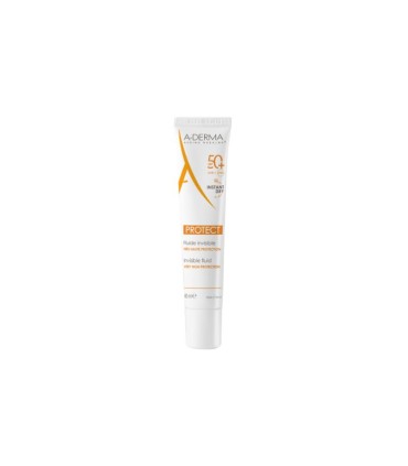 A-derma Protect Fluido Solar Rosto Invisível SPF50+ 40ml