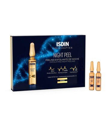 Isdin Isdinceutics Night Peel Peeling Esfoliante de Noite 10 Ampolas
