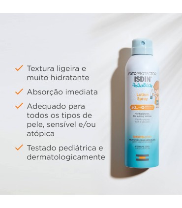 Isdin Fotoprotector Pediatrics Loção Spray SPF50 250ml