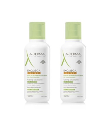 A-derma Exomega Control Creme Emoliente 2x400ml