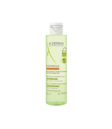 A-derma Exomega Gel de Limpeza Corporal 200ml