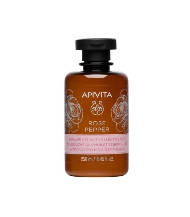 Apivita Rose Pepper Gel de Banho com Óleos Essenciais 250ml