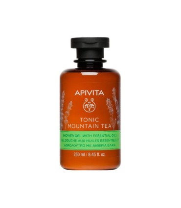 Apivita Tonic Mountain Tea Gel de Banho com Óleos Essenciais 250ml