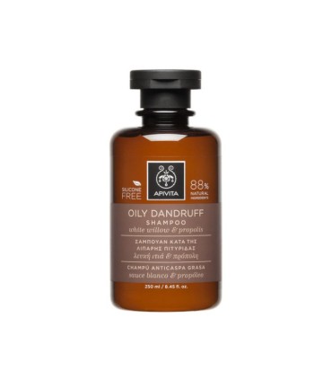 Apivita Dandruff Shampoo Anticaspa Oleosa 250ml