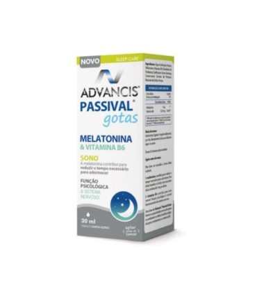 Advancis Passival Gotas Melatonina e Vitamina B6 30ml
