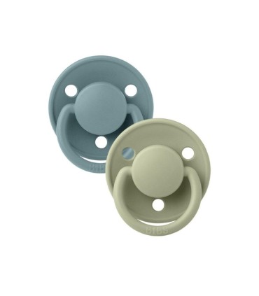 Bibs De Lux 2 Chupetas Island Sea/Sage