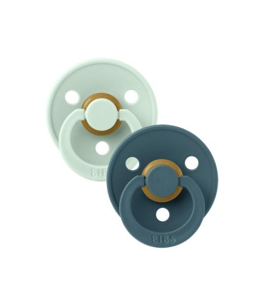 Bibs Colour 2 Chupetas Mint/Forest Lake 0-6 meses