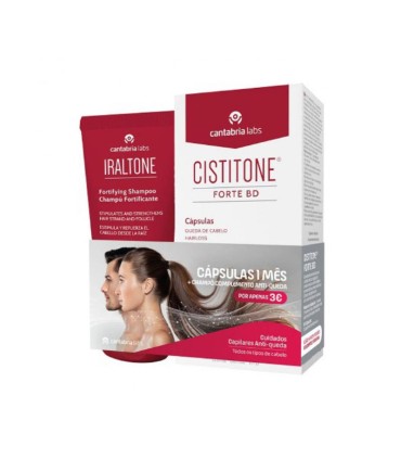 Cistitone Forte BD 60 Cápsulas + Iraltone Shampoo Fortificante 200ml