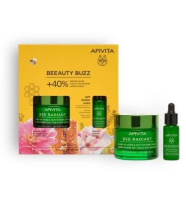 Apivita Coffret Beeauty Buzz Bee Radiant Rico 50ml + Bee Radiant Sérum 10ml