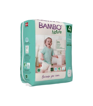 Bambo Nature Fralda Cueca 4 L 7-14Kg 20 Fraldas