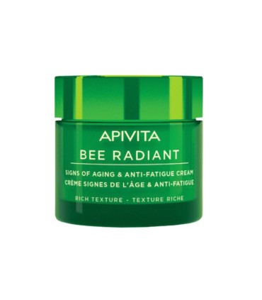 Apivita Bee Radiant Creme Rico Antienvelhecimento e Antifadiga 50ml