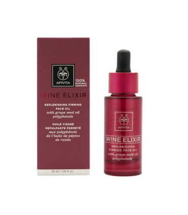 Apivita Wine Elixir Óleo Antienvelhecimento Reafirmante 30ml