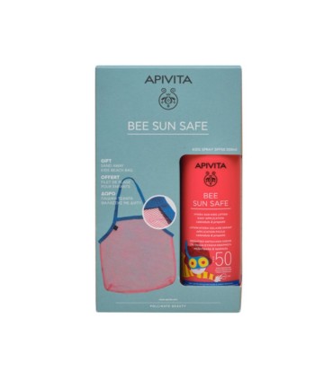 Apivita Bee Sun Safe Loção Solar Hidra Crianças SPF50 OFERTA Saco Praia de Rede