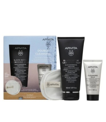 Apivita Coffret Double Cleansing Gel De Limpeza