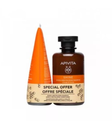 Apivita Kit Shampoo Brilho & Condicionador