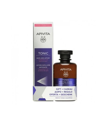 Apivita Kit Antiqueda Loção & Shampoo Homem