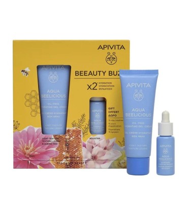 Apivita Coffret Beeauty Buzz Aqua Beelicious Hidratante 40ml & Booster 10ml